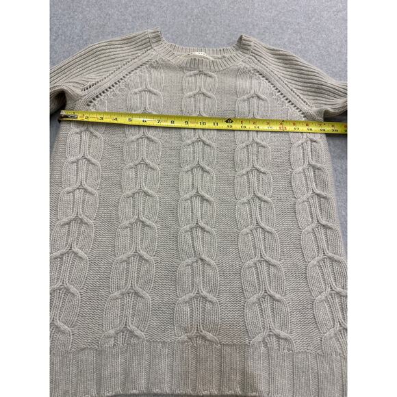 Max Studio 100% 2-Ply Cashmere Sweater – Size Medium (Gray) - Picture 4 of 6
